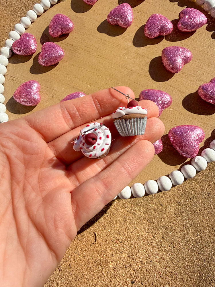 Snake Cupcake Earrings
