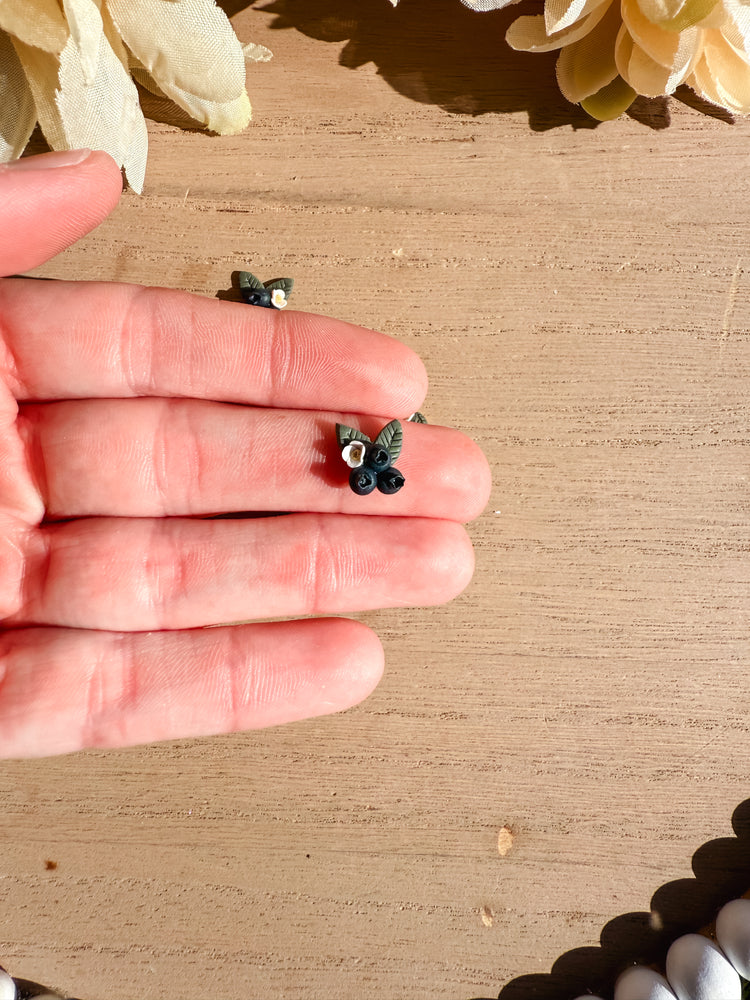 Tiny Fruit Stud Earrings