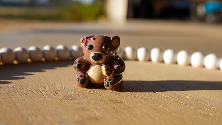 Cozy Cookie Cub Clay Figurine