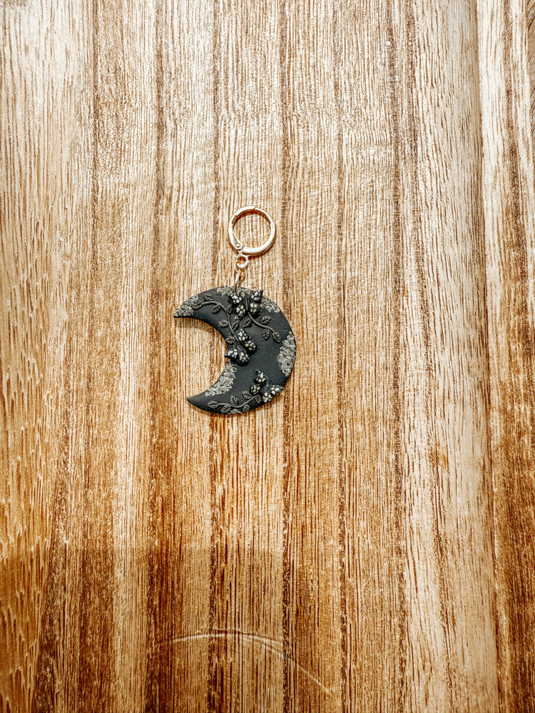 Midnight Garden Moon Dangles