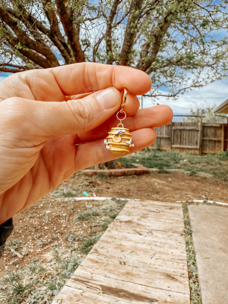 Beehive Huggie Earrings