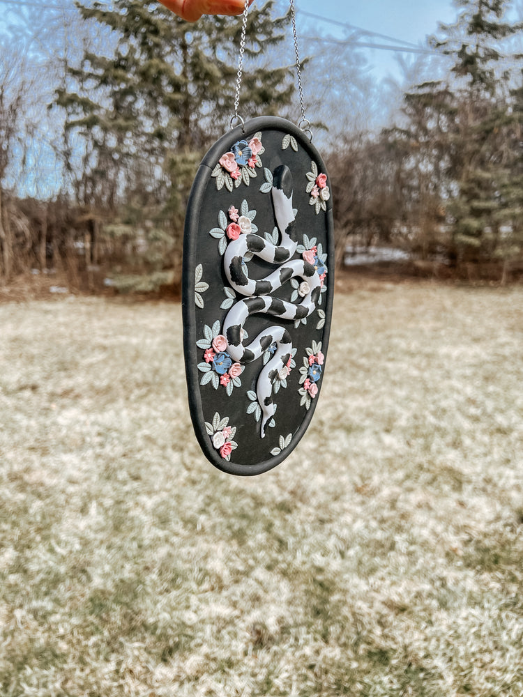 Floral Snake Wall Art