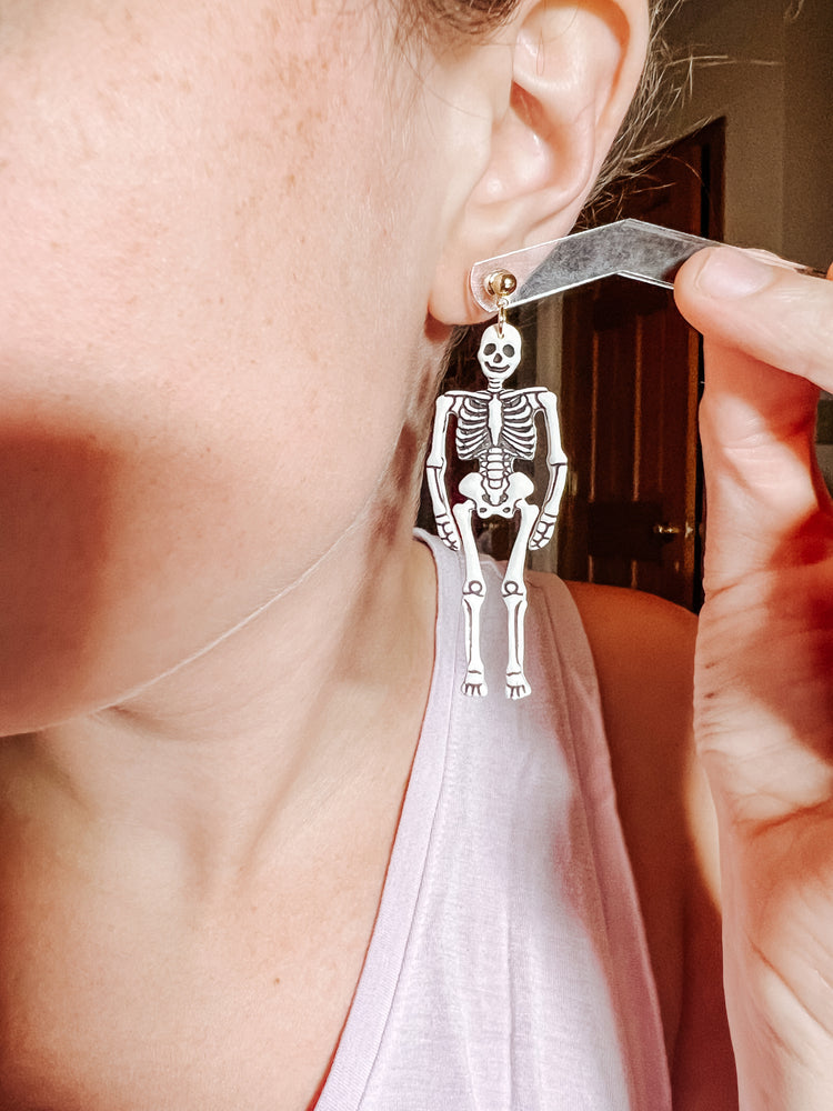 Skeleton Dangle Earrings
