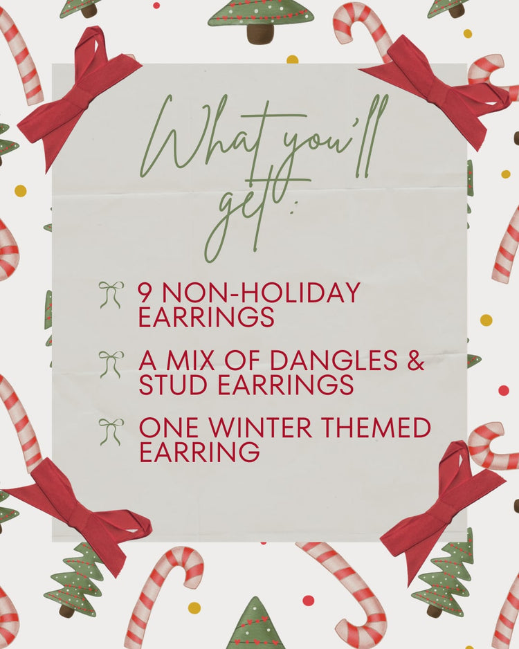 Mystery Clay Earrings Advent Calendar