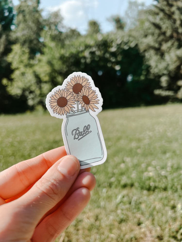 Happy Face Handmade Sticker