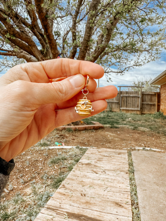 Beehive Huggie Earrings
