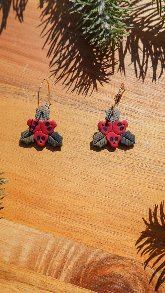Haunted Holly Earrings