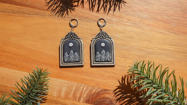 Nightfall Over Mountain Peaks