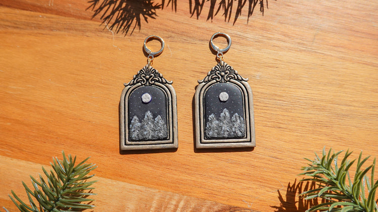 Nightfall Over Mountain Peaks