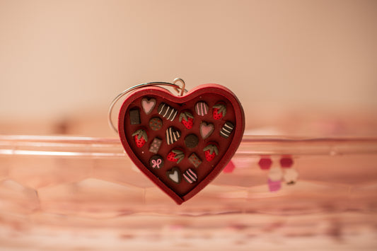 Chocolate Box Heart Earrings