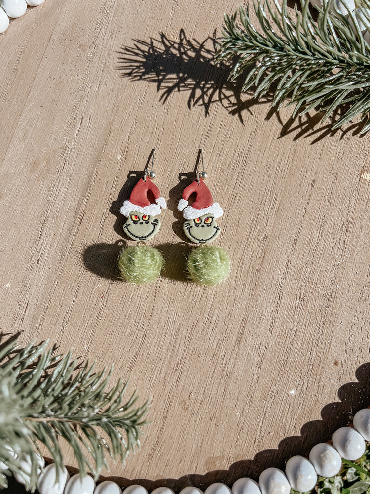 Grinch Earrings