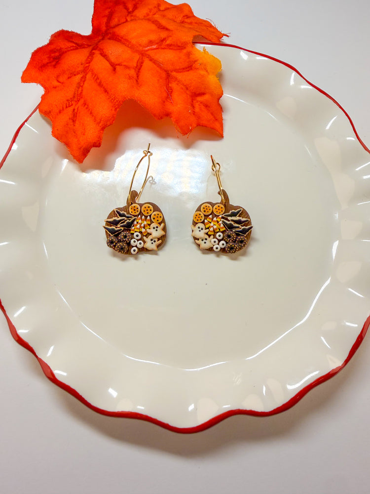 CharBooterie Board Halloween Food Earrings