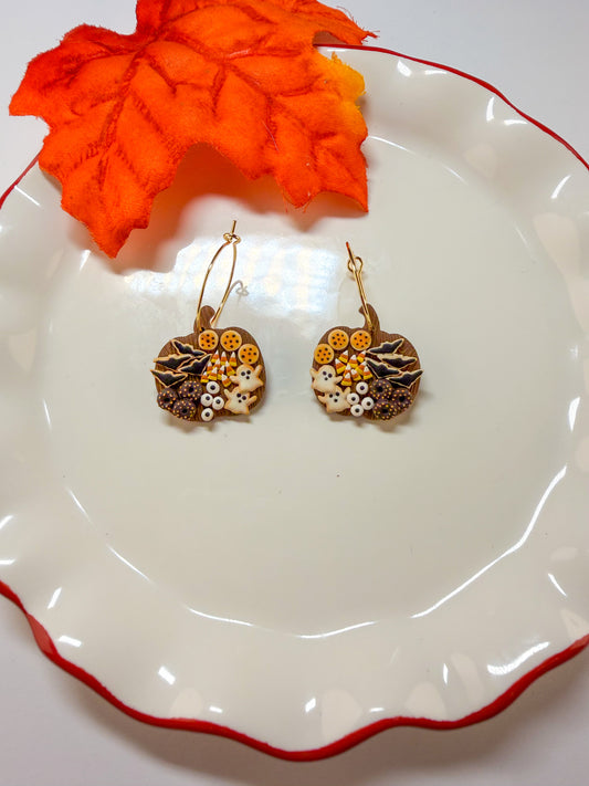 CharBooterie Board Halloween Food Earrings