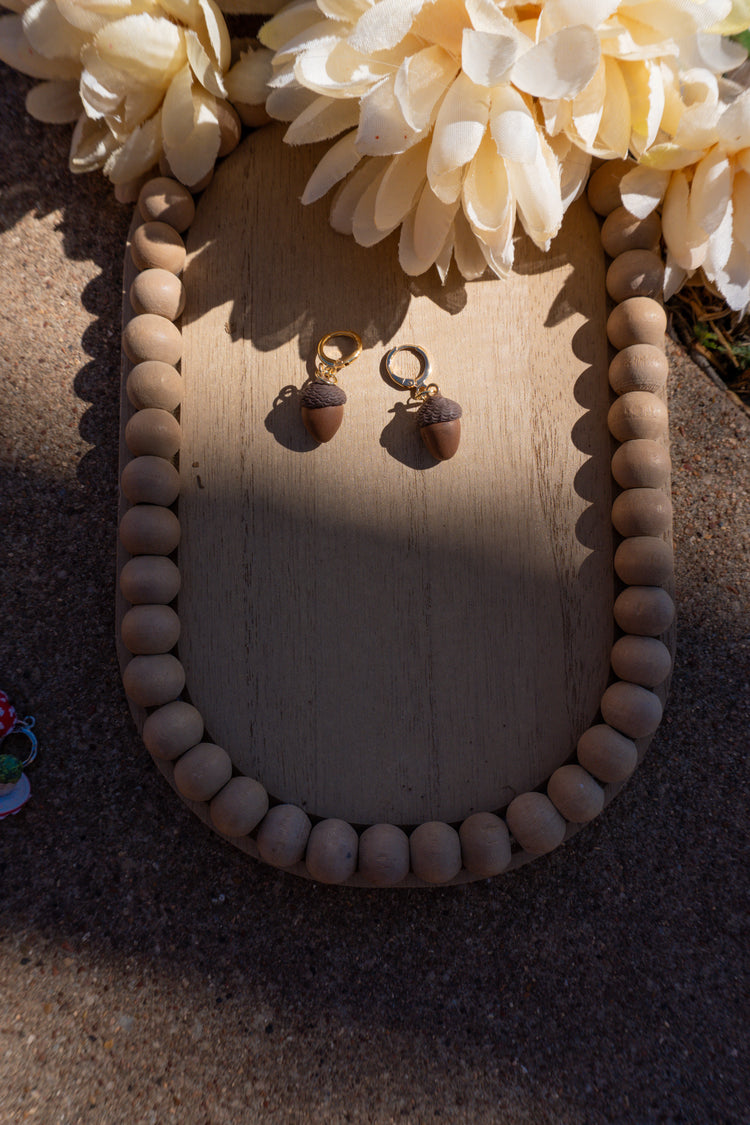 Acorn Dangle Earrings