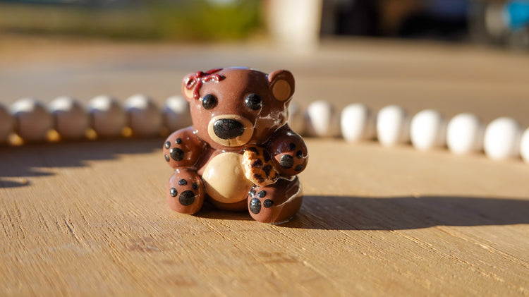 Cozy Cookie Cub Clay Figurine