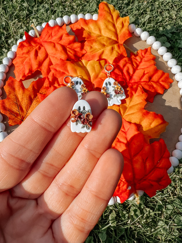 Floral Ghostie Earrings