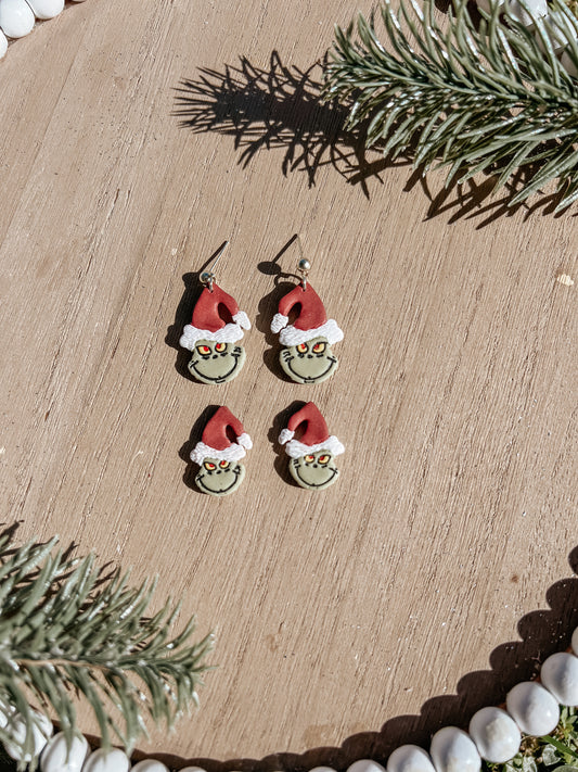 Grinch Earrings