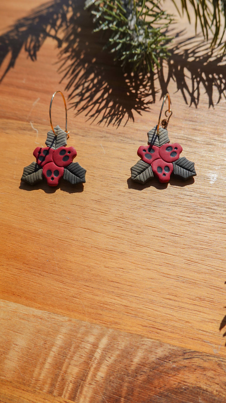 Haunted Holly Earrings