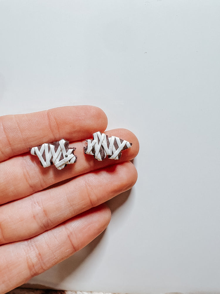 Dino Mummy Studs