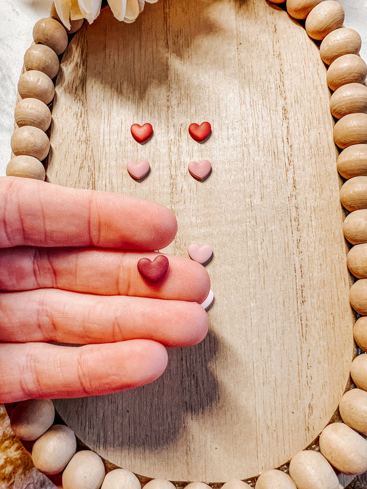 Heart Stud Earrings