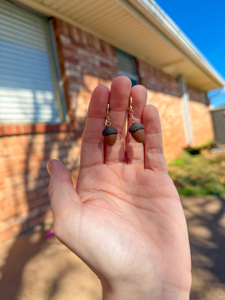 Acorn Dangle Earrings