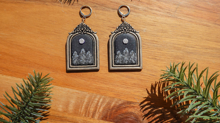 Nightfall Over Mountain Peaks