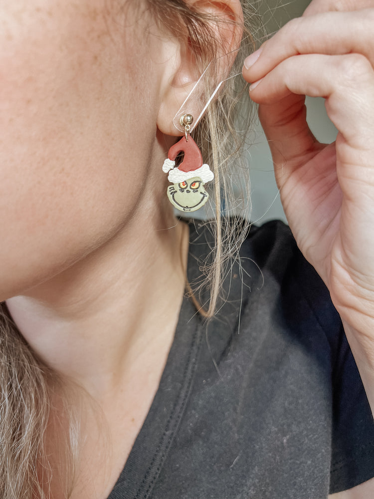 Grinch Earrings