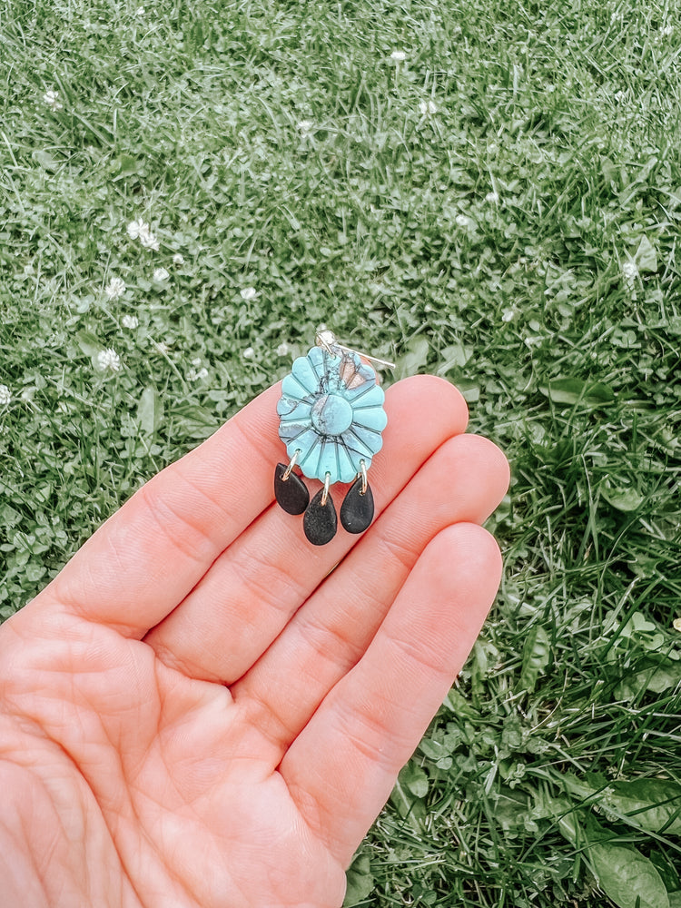 Turquoise Rain Dangles