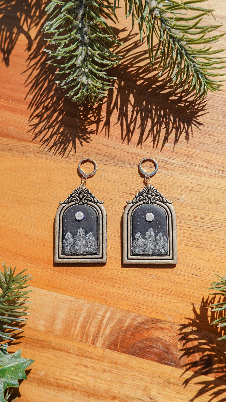 Nightfall Over Mountain Peaks