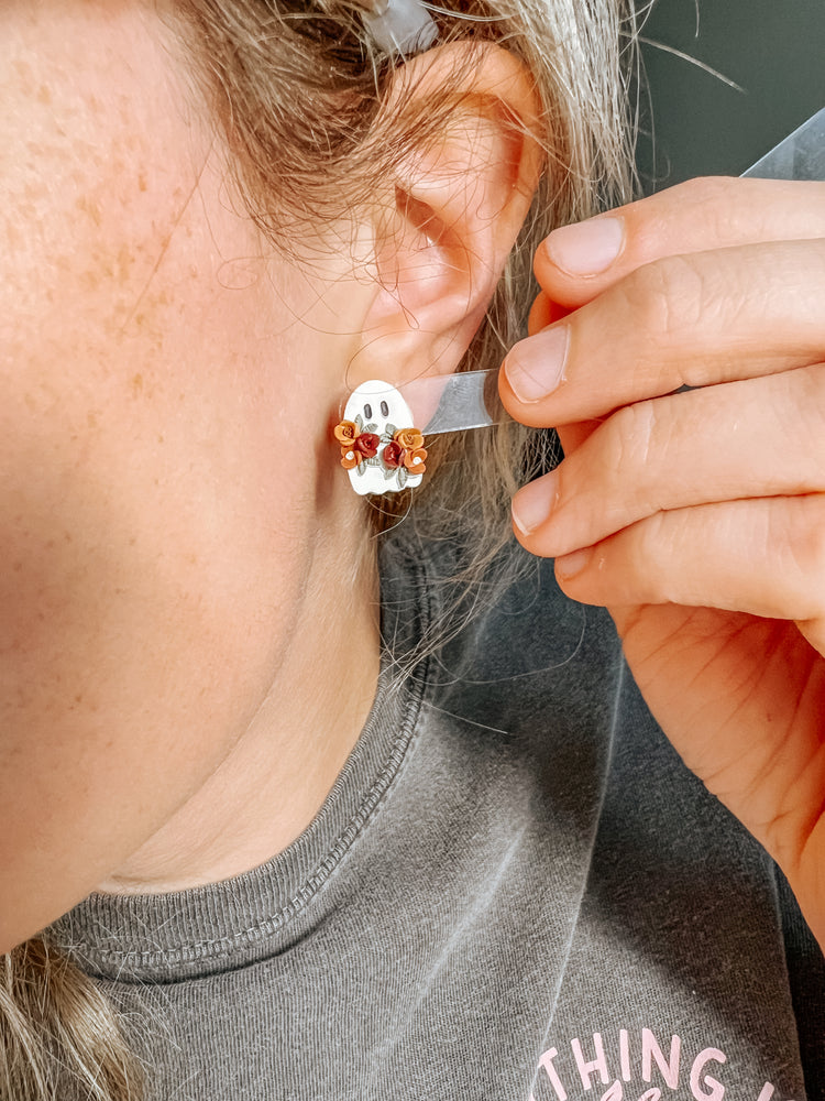 Floral Ghostie Earrings