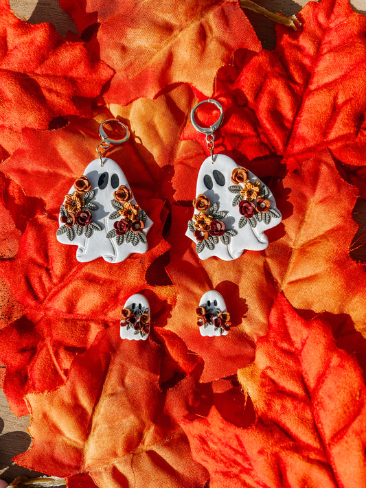 Floral Ghostie Earrings
