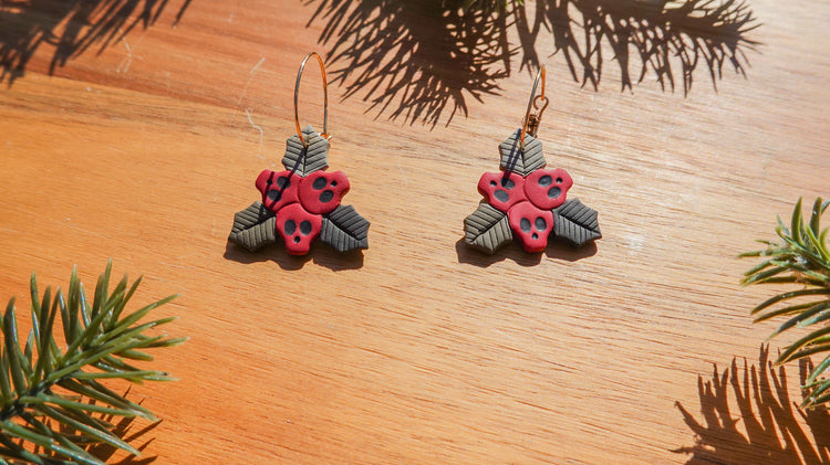 Haunted Holly Earrings