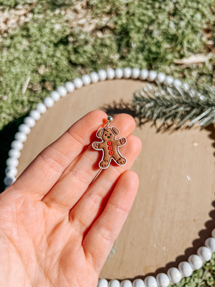 Gingerbread Cat & Dog Dangles