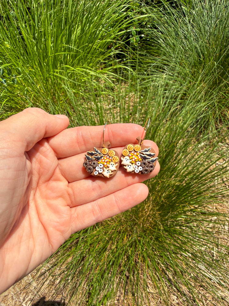 CharBooterie Board Halloween Food Earrings