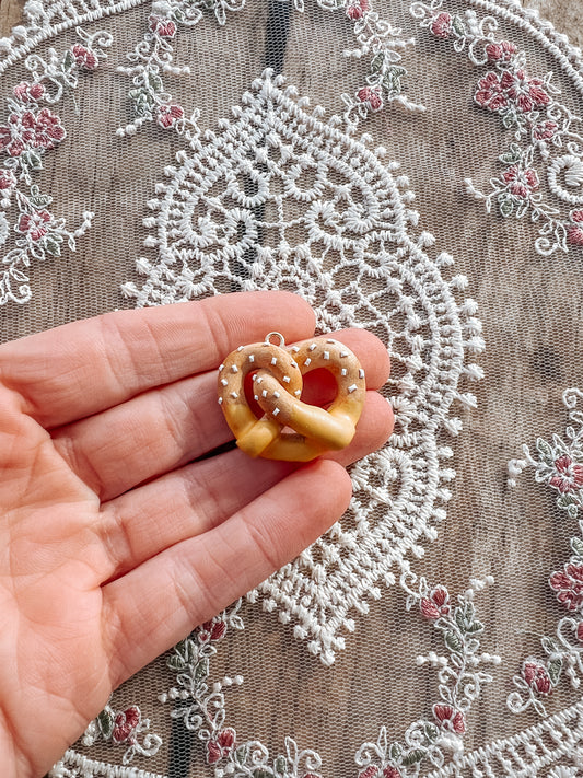 Soft Cheese Pretzel Charm