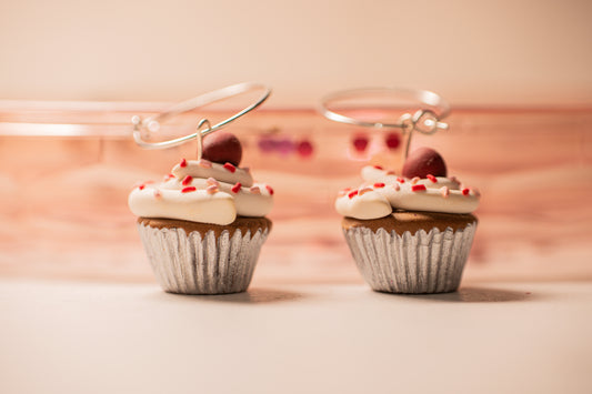 Snake Cupcake Earrings