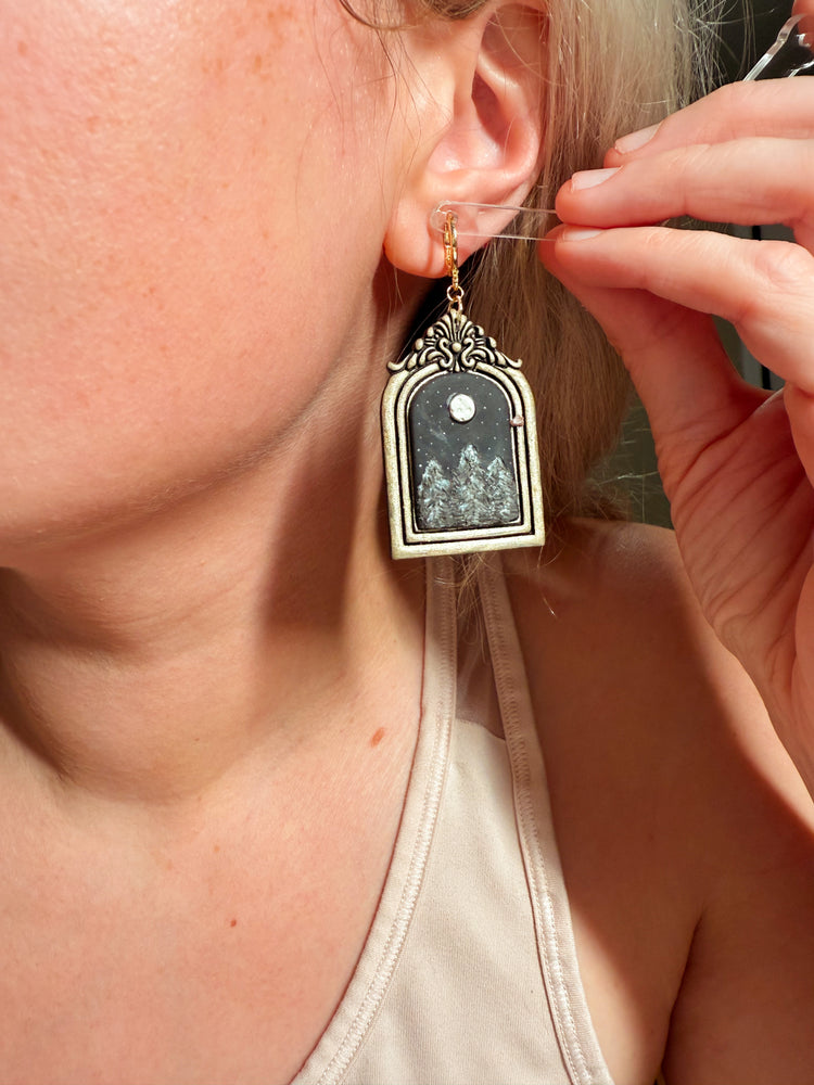 Nightfall Over Mountain Peaks