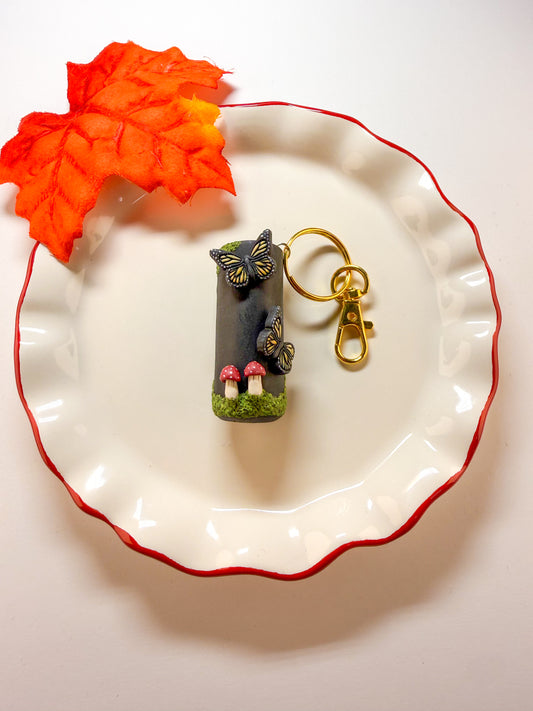 Forestcore & Wizard Chapstick Holder Keychain