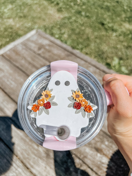 New Floral Ghost Stanley Plate Topper