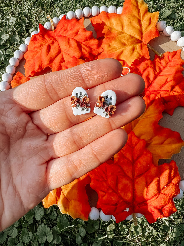 Floral Ghostie Earrings