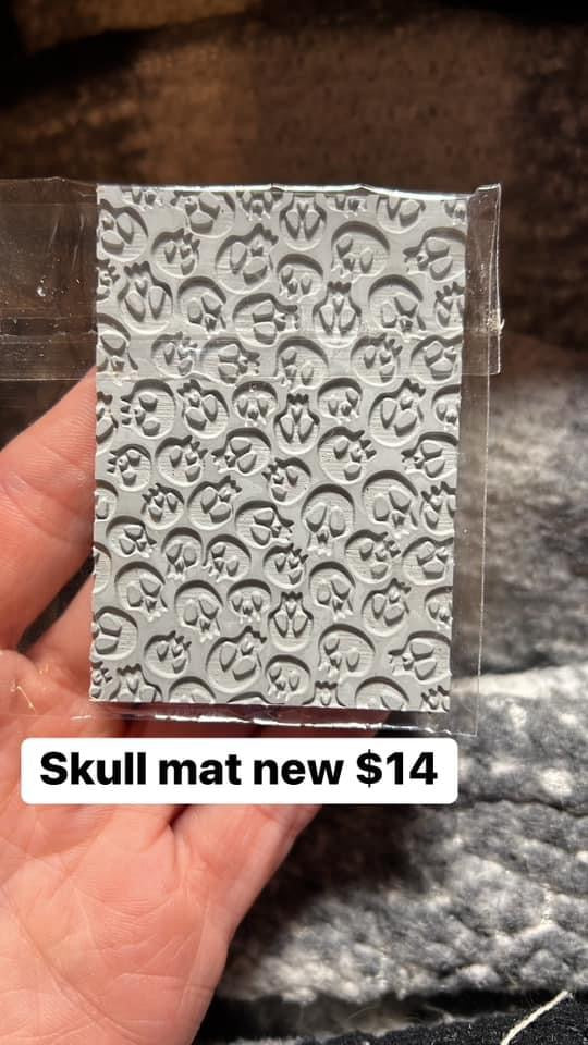 Skull Clay Texure Mat