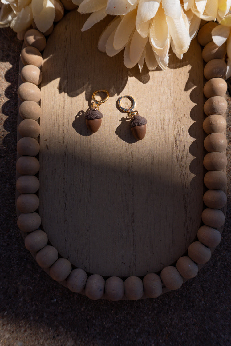 Acorn Dangle Earrings