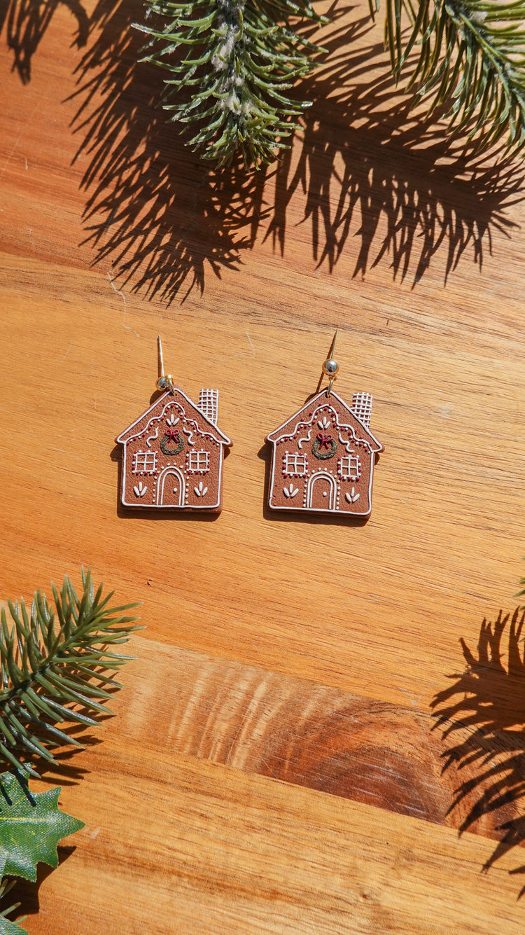 Gingerbread Cottage Earrings