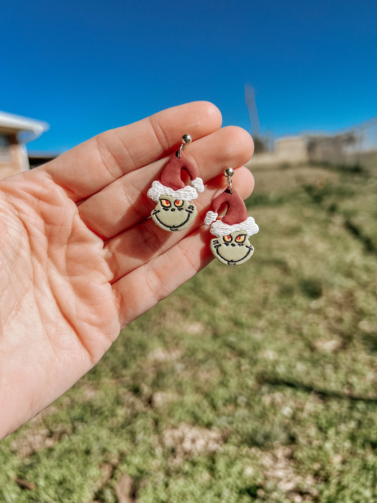 Grinch Earrings