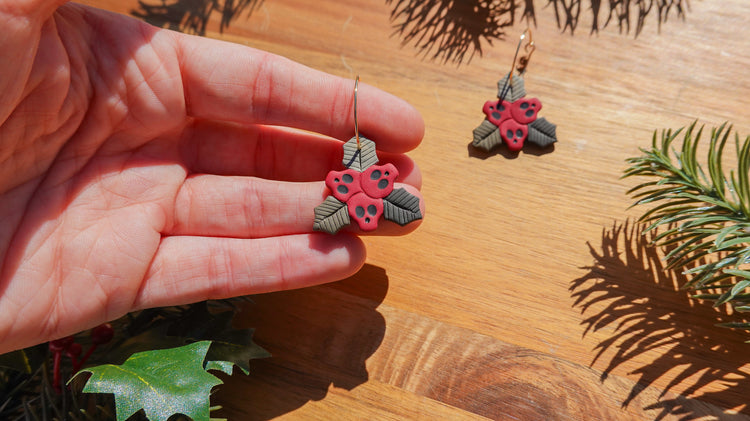 Haunted Holly Earrings