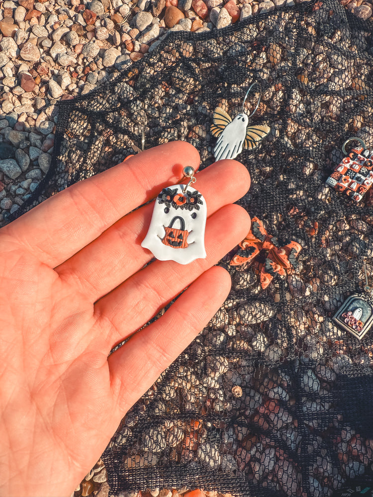 Trick Or Treat Ghostie Earrings