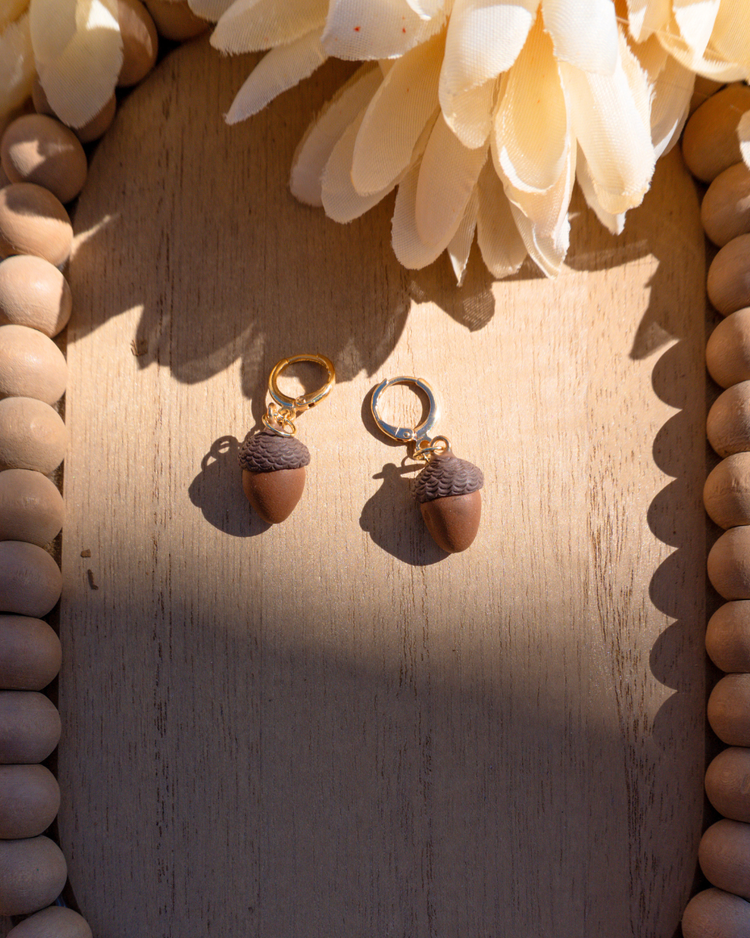 Acorn Dangle Earrings