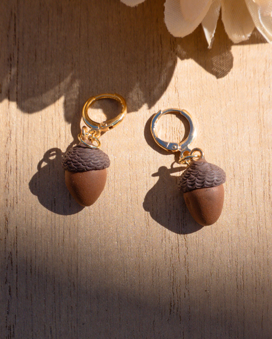 Acorn Dangle Earrings