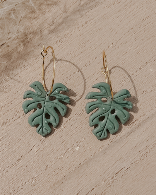 Monstera Leaf Dangles