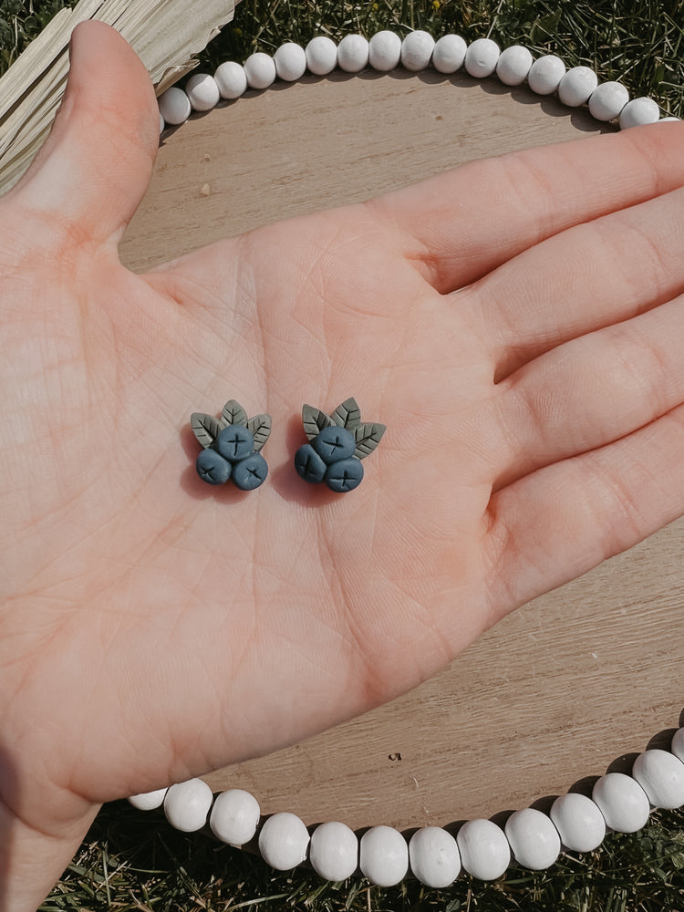 Blueberry Stud Earrings